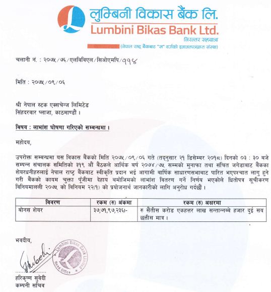 lumbini bikas bank